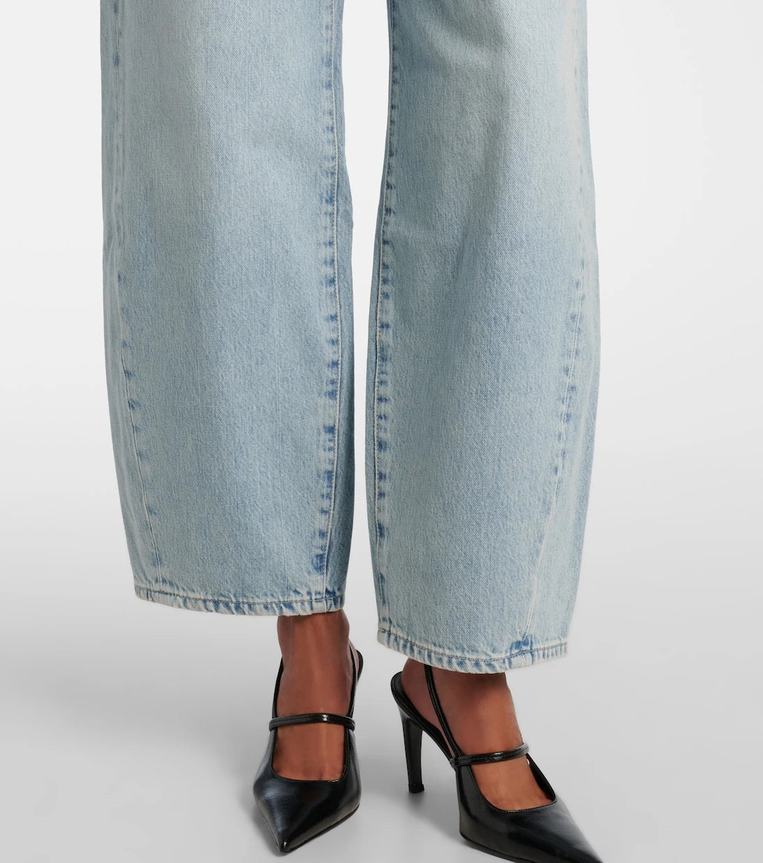 7 For All Mankind - Twisted Bonnie mid-rise barrel jeans