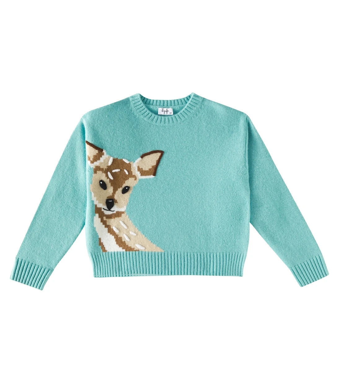 Il Gufo - Intarsia virgin wool sweater