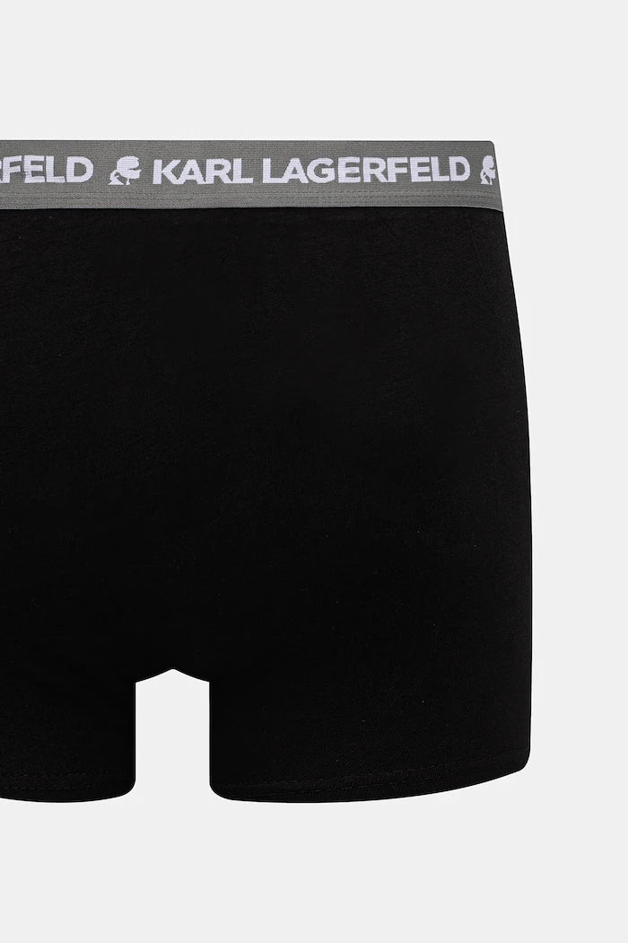 Karl Lagerfeld erkek pamuk ve elastan boxer 3'lü