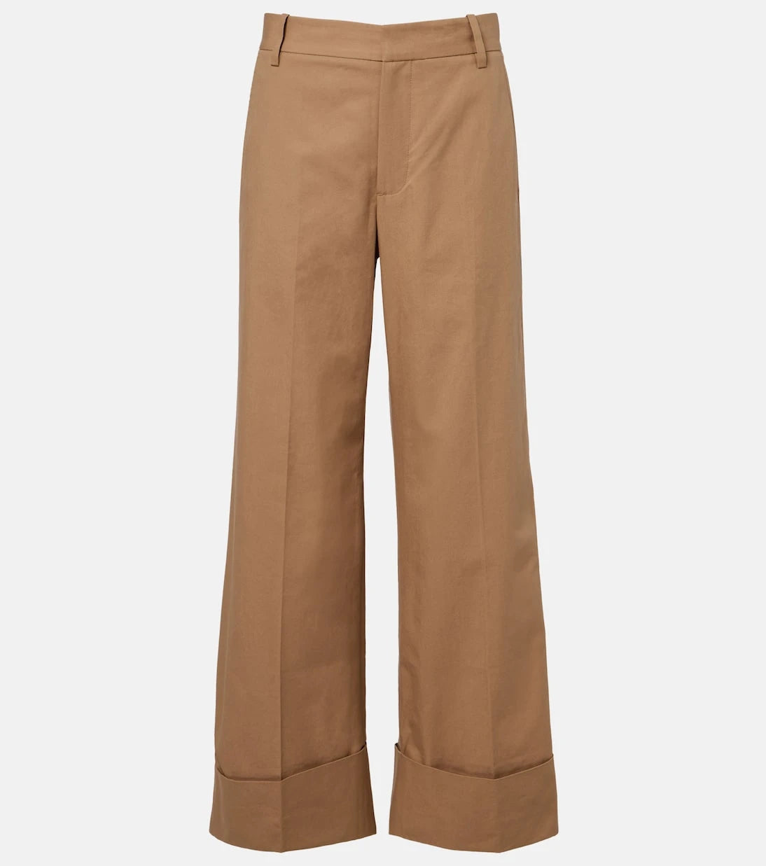 Frame - Cuffed Slim Palazzo wide-leg pants