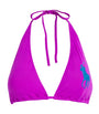 Polo Ralph Lauren Pink Logo Ricky Triangle Bikini Top