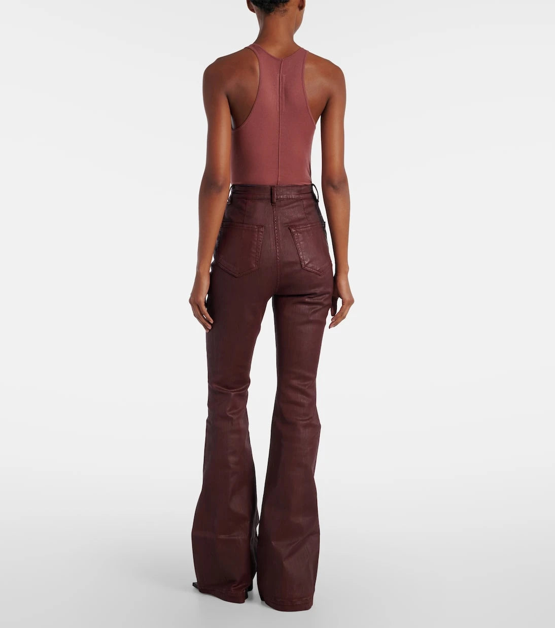 Rick Owens - Bolan high-rise bootcut jeans