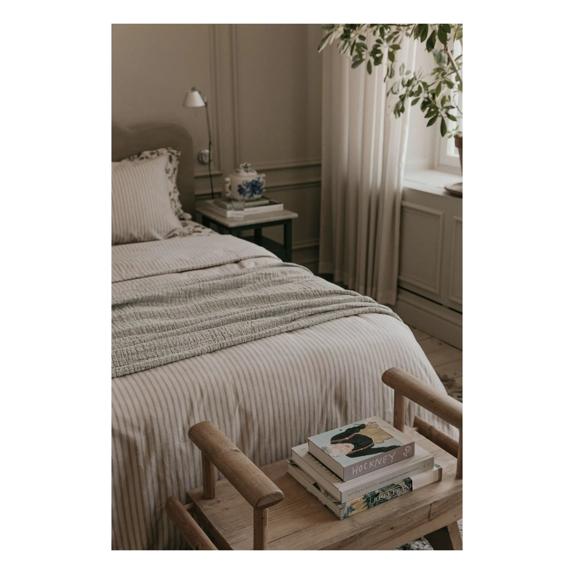 garbo&friends - Comforter cover Stripe | Beige