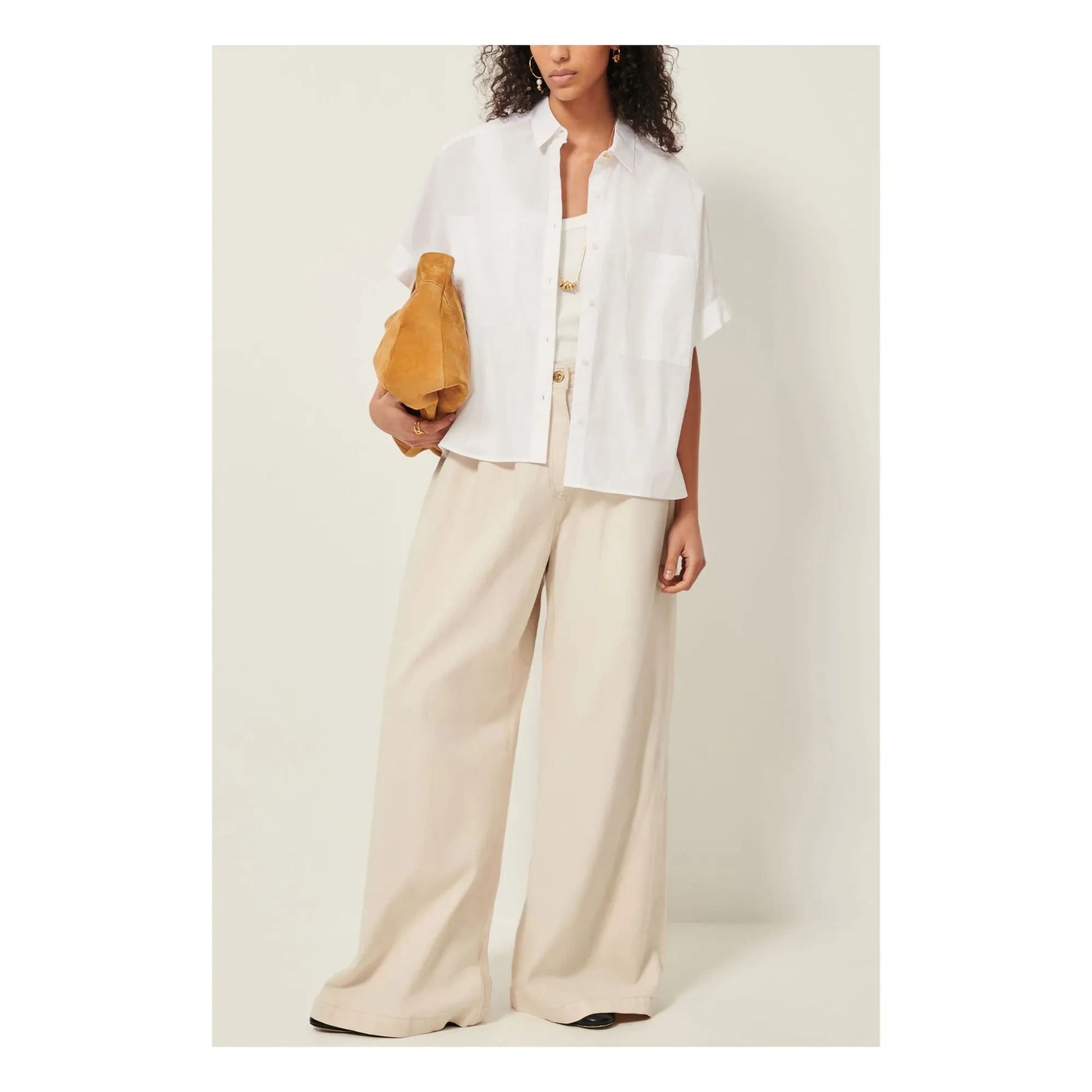Sessùn - Dellord Cotton Shirt | White