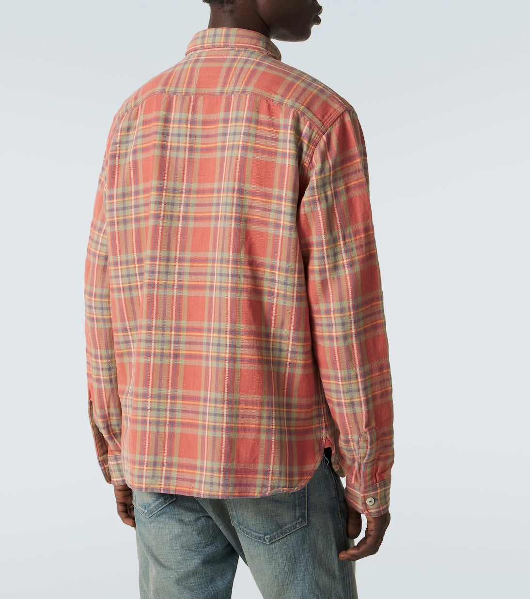 RRL - Cameron plaid cotton twill shirt