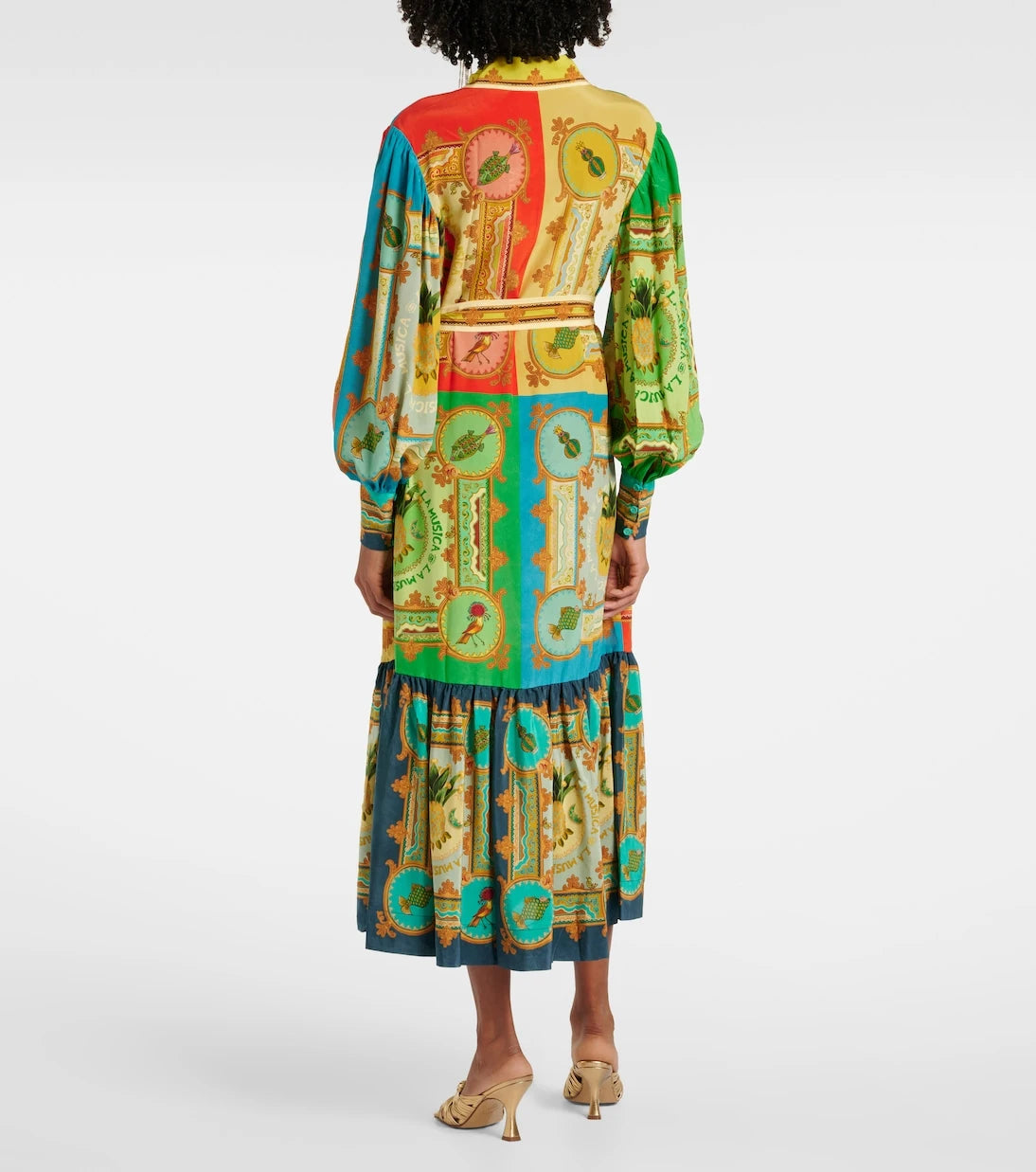Alémais - Monte printed linen shirt dress
