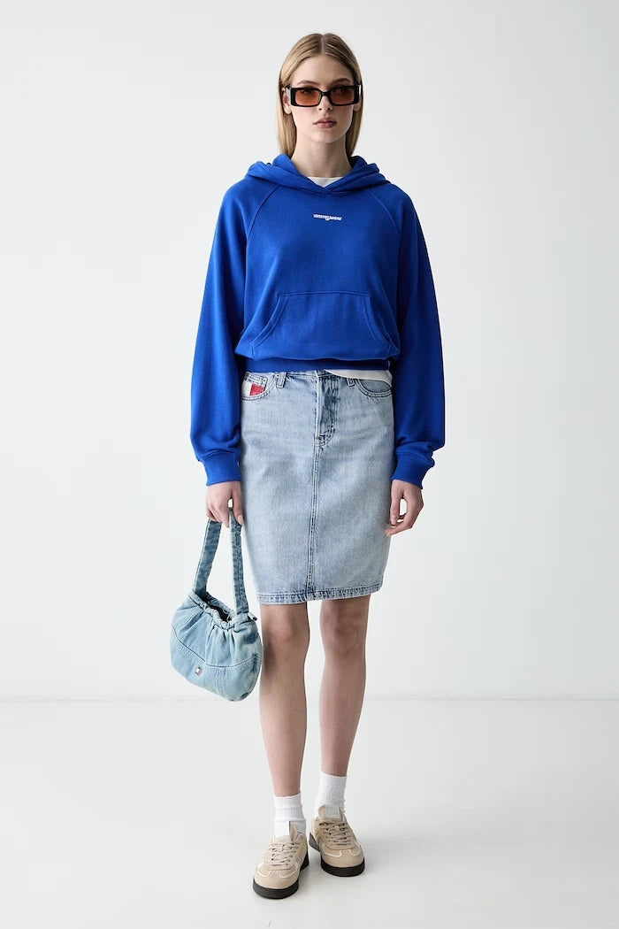 Tommy Jeans Kapüşonlu Kadın Pamuklu Sweatshirt