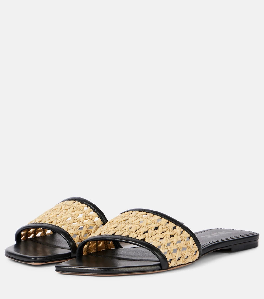 Paris Texas - Ava 50 leather-trimmed mules