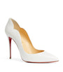Christian Louboutin White Hot Chick Patent Leather Pumps 100