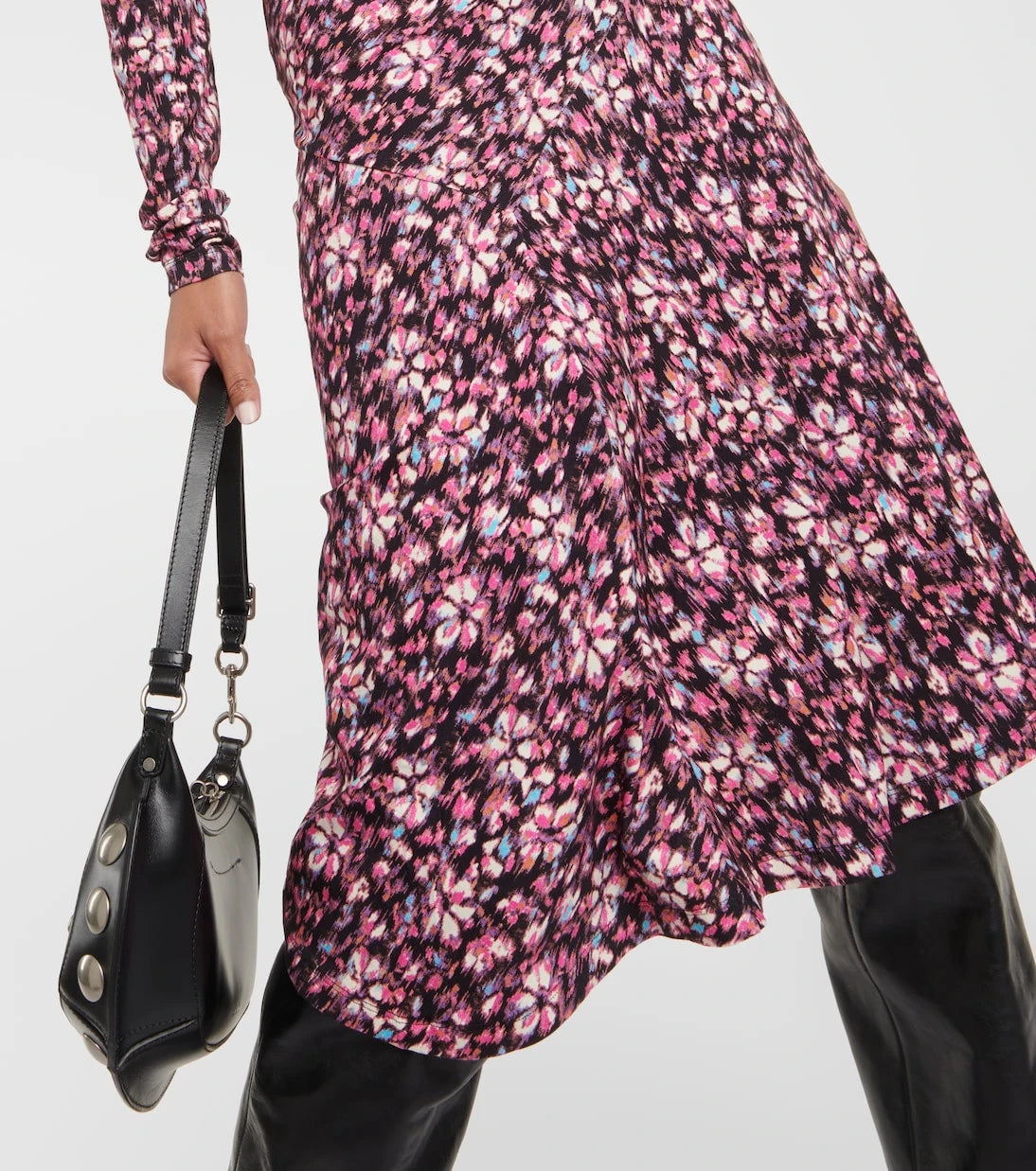 Marant Etoile - Lania printed jersey midi dress