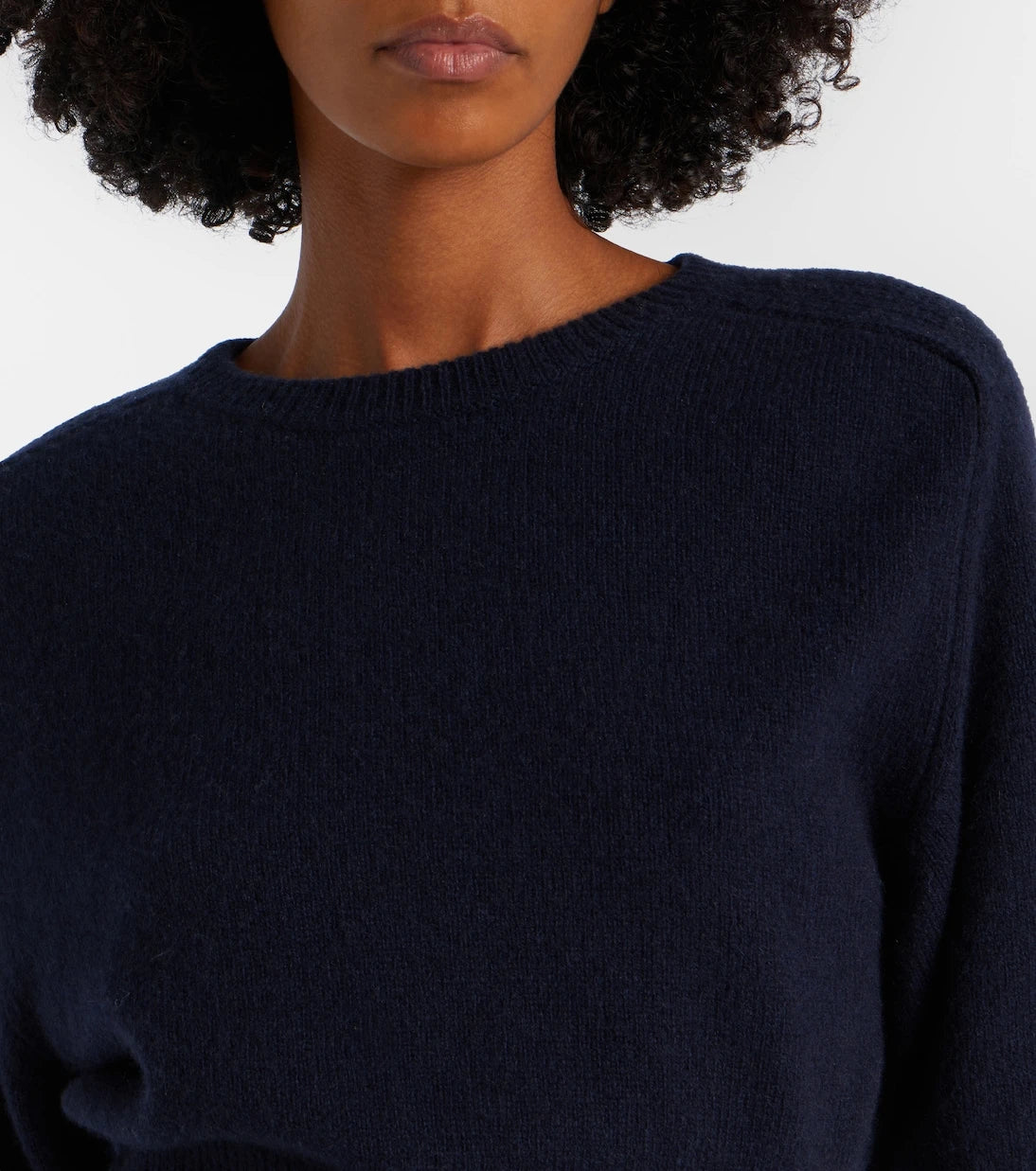 Khaite - Lorelai cropped wool and cashmere sweater