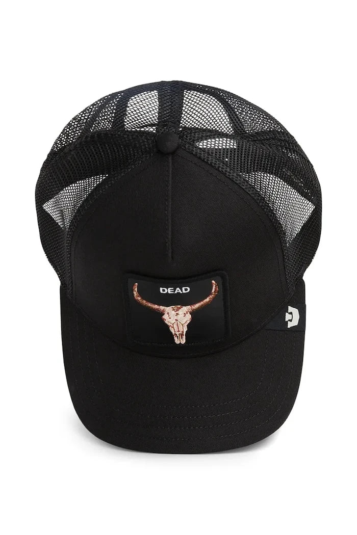 Goorin Bros pamuklu siperlikli şapka Dead Skull Trucker