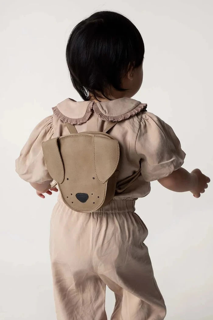 Детска кожена раница Donsje Kapi Classic Backpack Dog