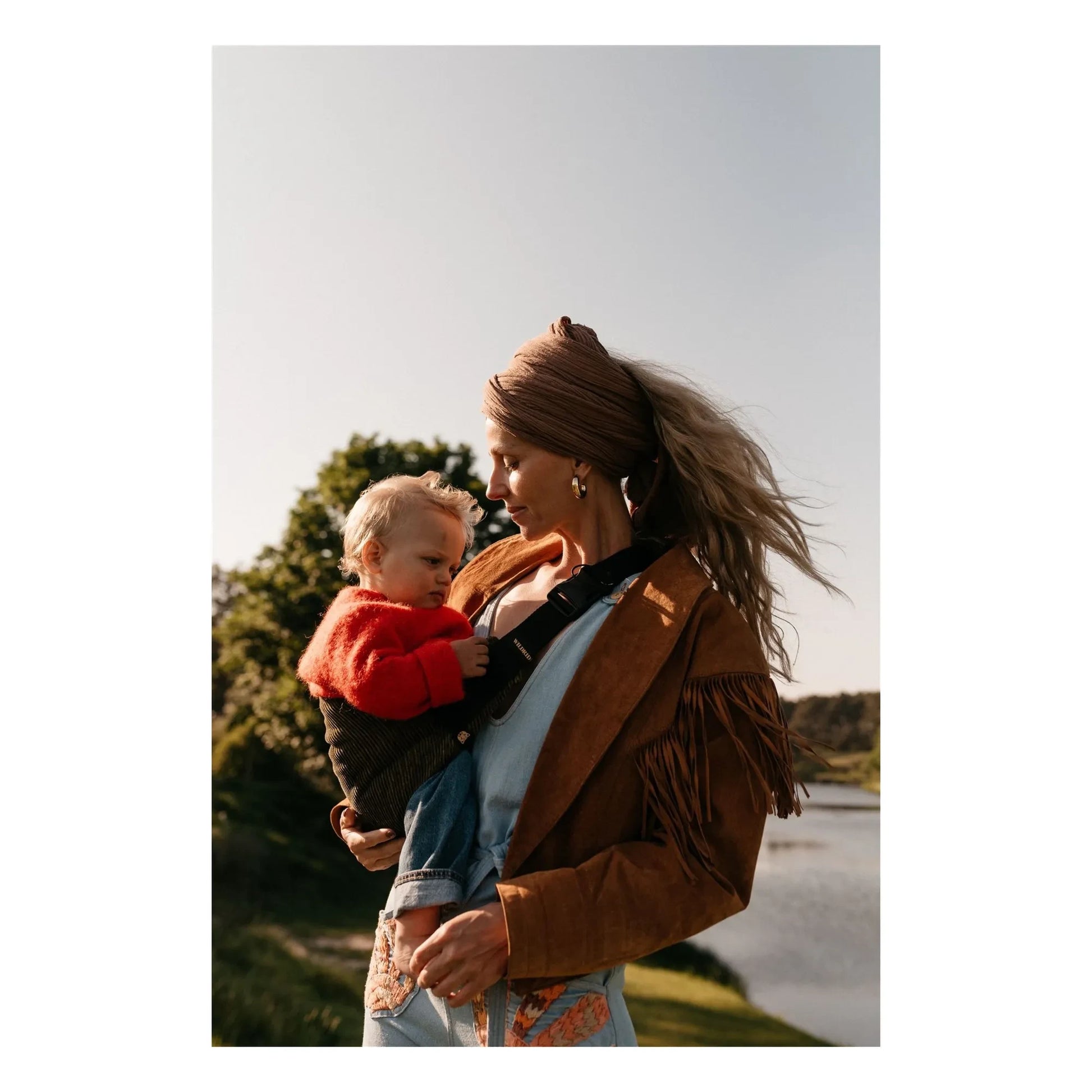 Wildride - Corduroy baby carrier | Khaki