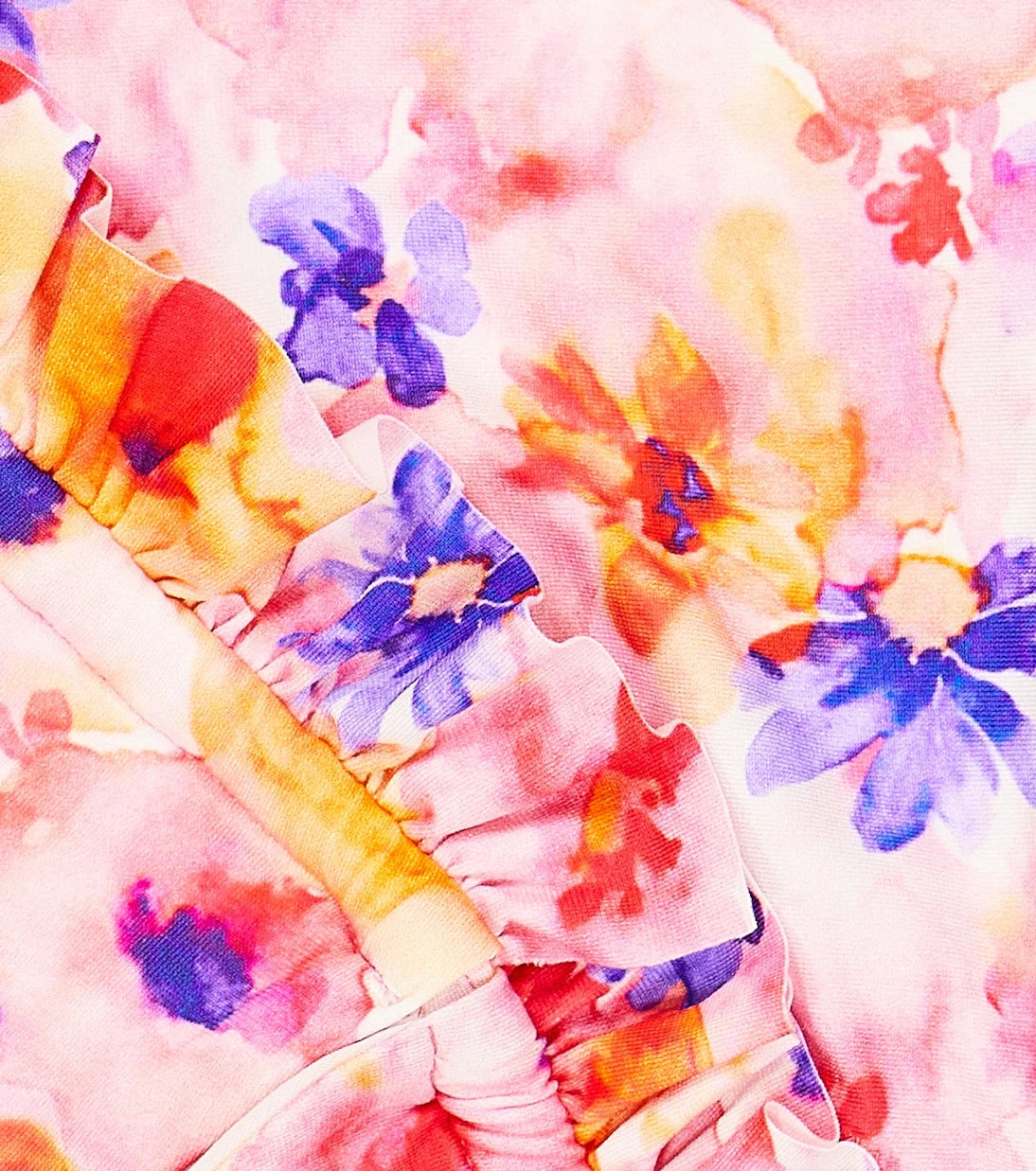 Il Gufo - Ruffled floral bikini