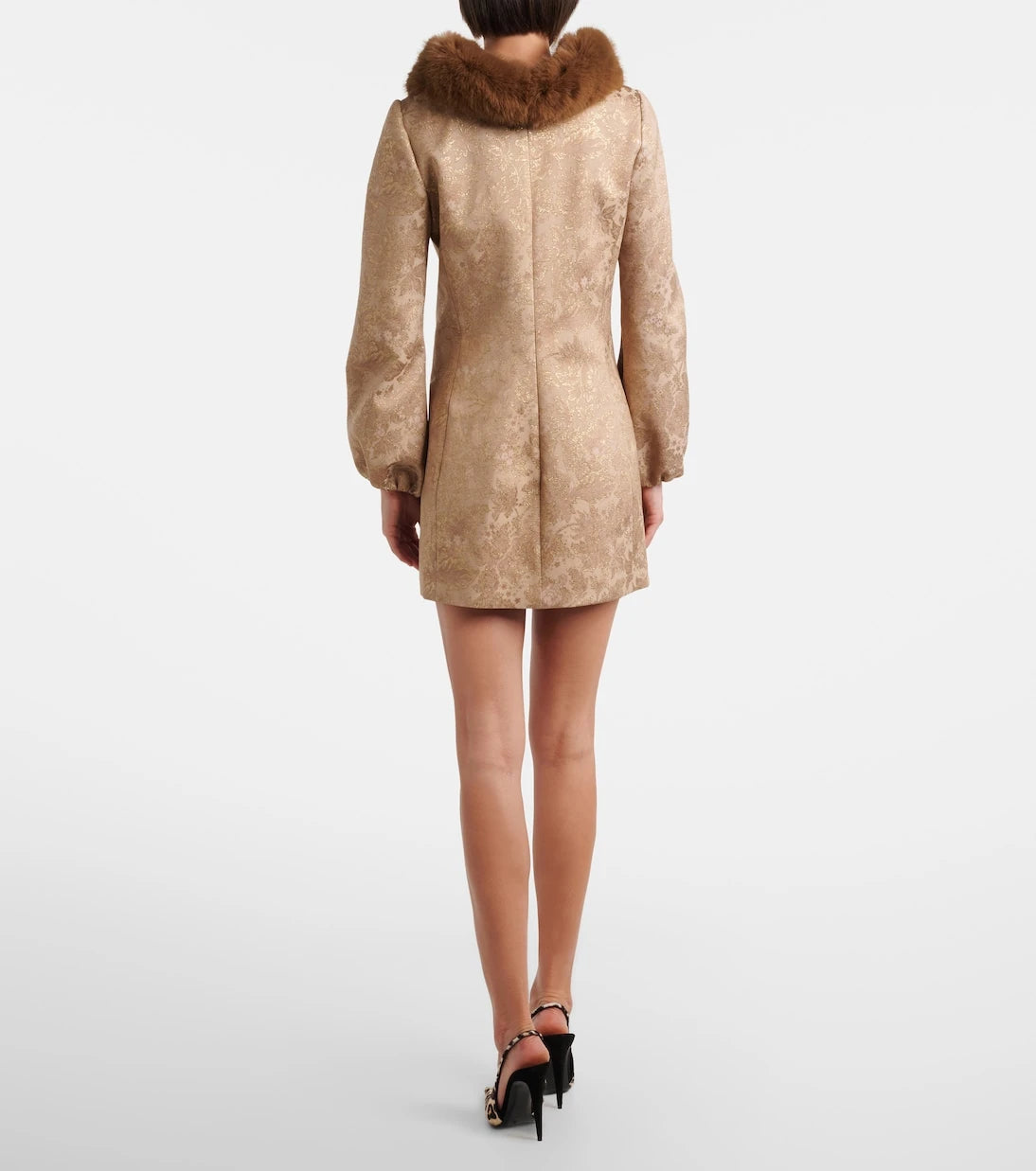 Saint Laurent - Brocade minidress
