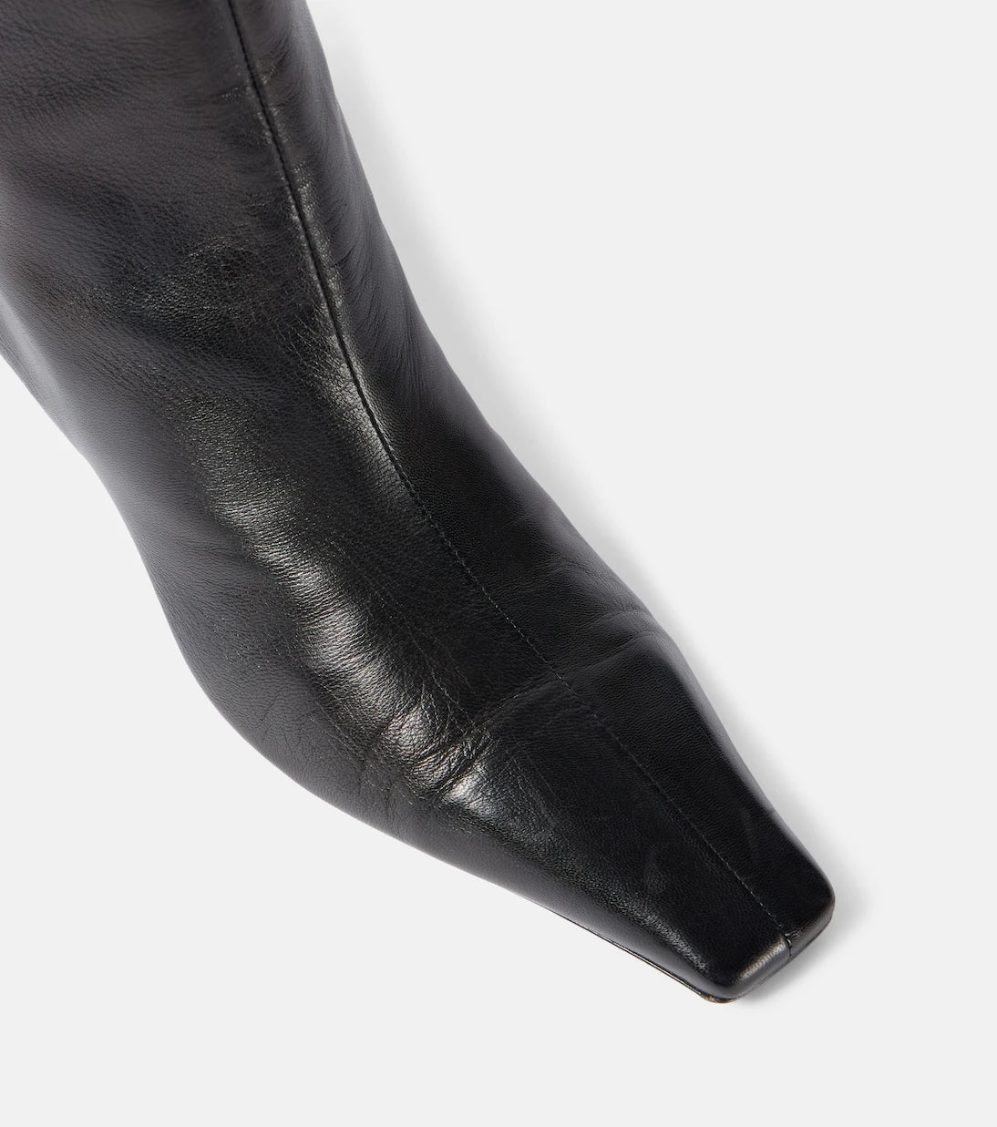 Khaite - Arizona leather ankle boots