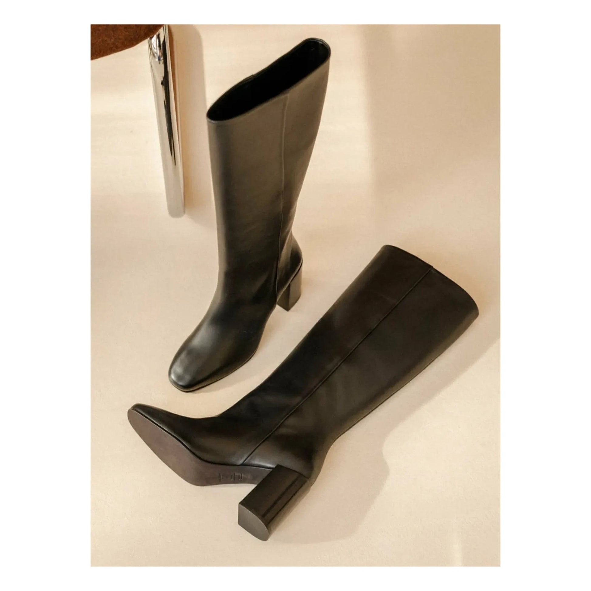 Bobbies - Hisaé Lamb leather boots | Black