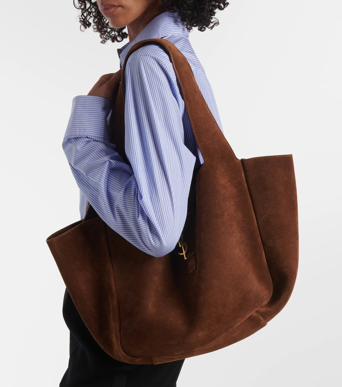 Saint Laurent - Le 5 à 7 Bea suede tote bag