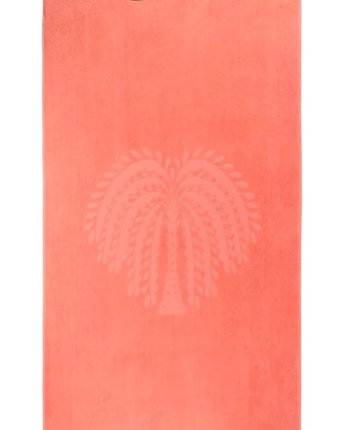 Olivier Desforges плажна кърпа от текстил HYERES Corail 100 x 170 cm
