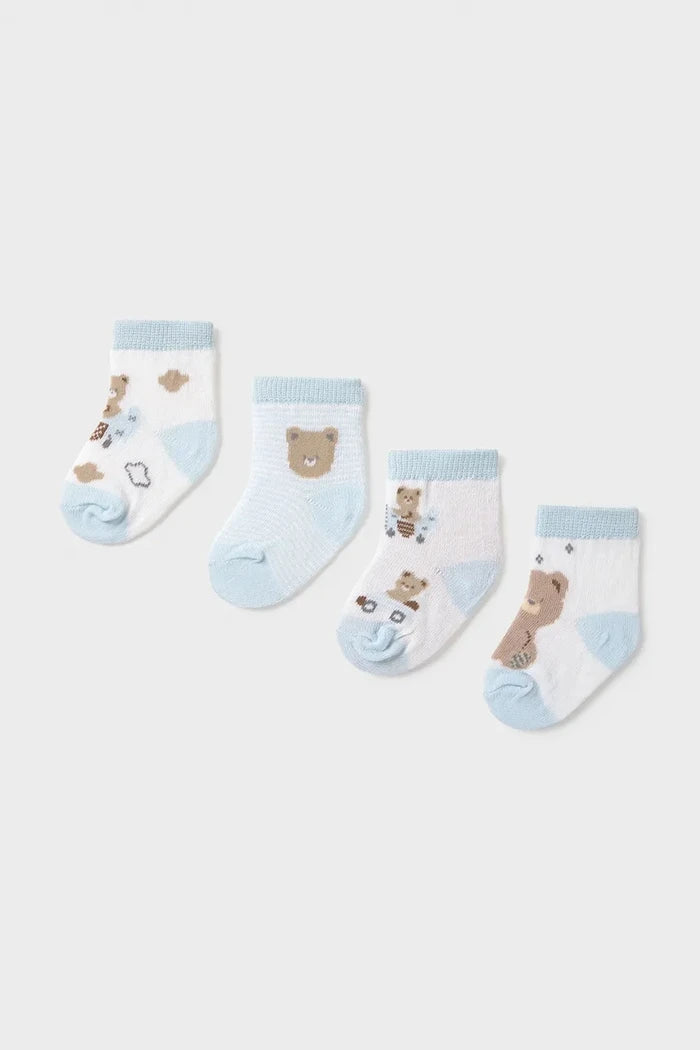 Mayoral Newborn Çocuk Çorapları (4 Çift)