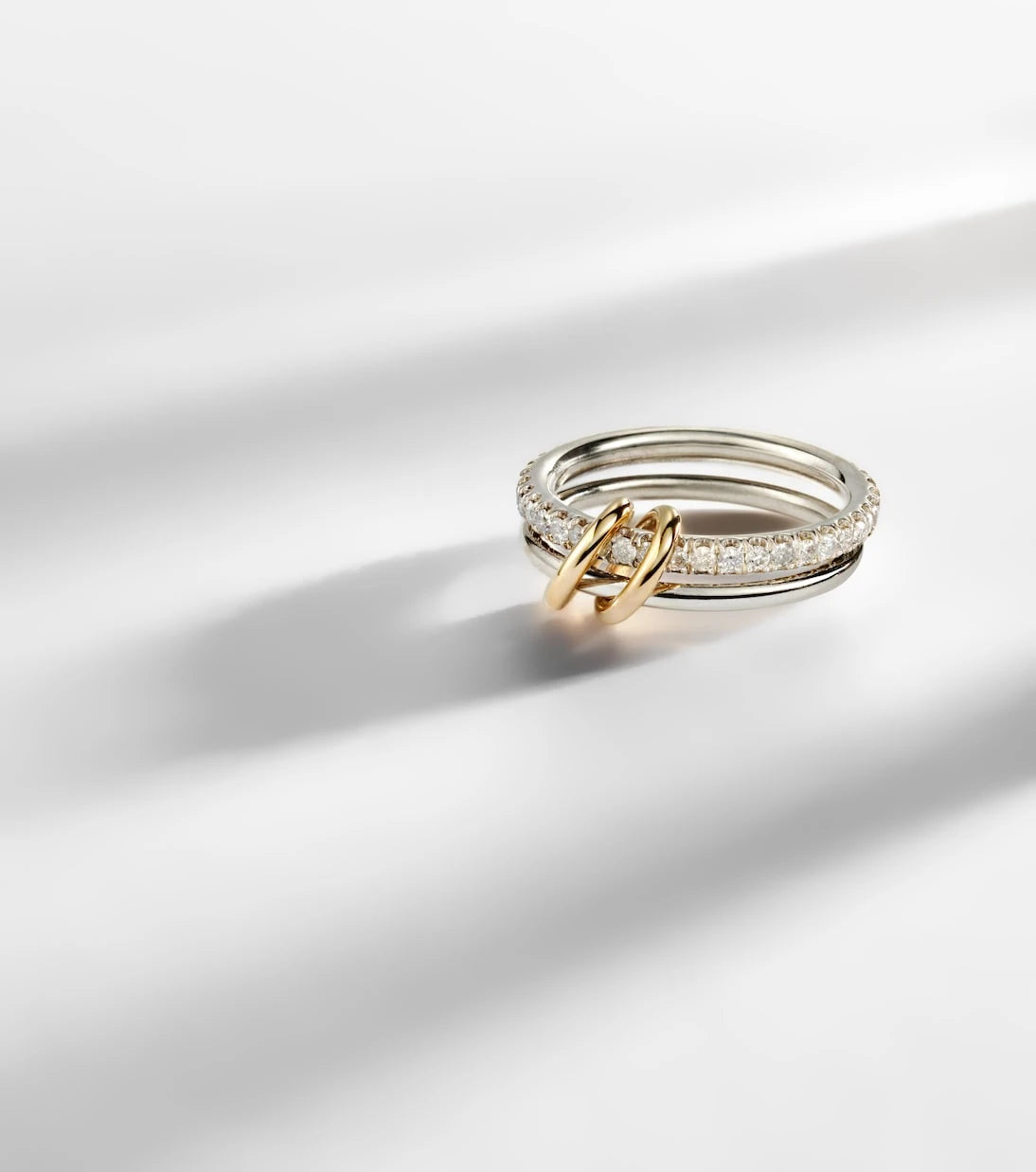 Spinelli Kilcollin - Marigold sterling silver and 18kt gold ring with diamonds