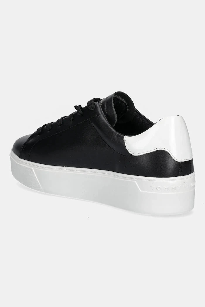 Tommy Hilfiger CHIC PLATFORM CUPSOLE PATENT Deri Spor Ayakkabı