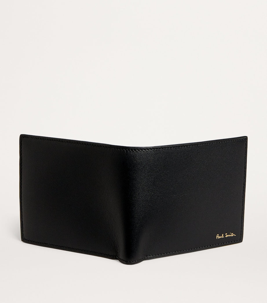 Leather Signature Stripe Bifold Wallet