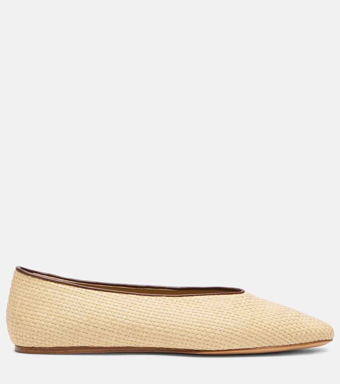 Le Monde Béryl - Regency raffia ballet flats