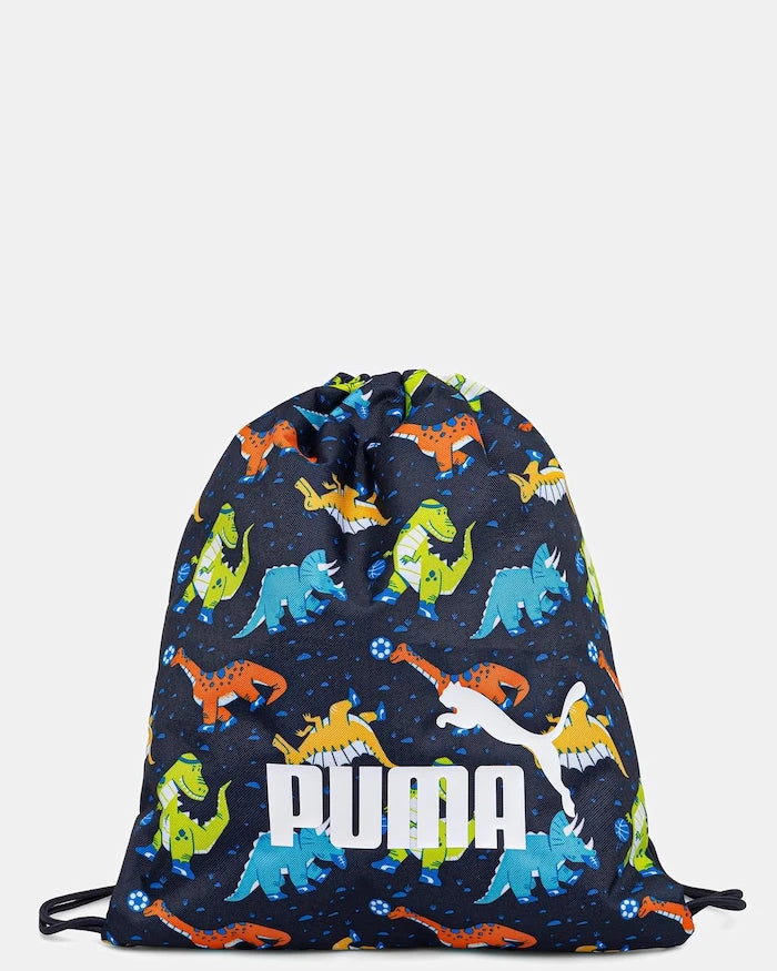 Puma çocuklar için sırt çantası tipi çanta PUMA PHASE AOP Small Gym Sack