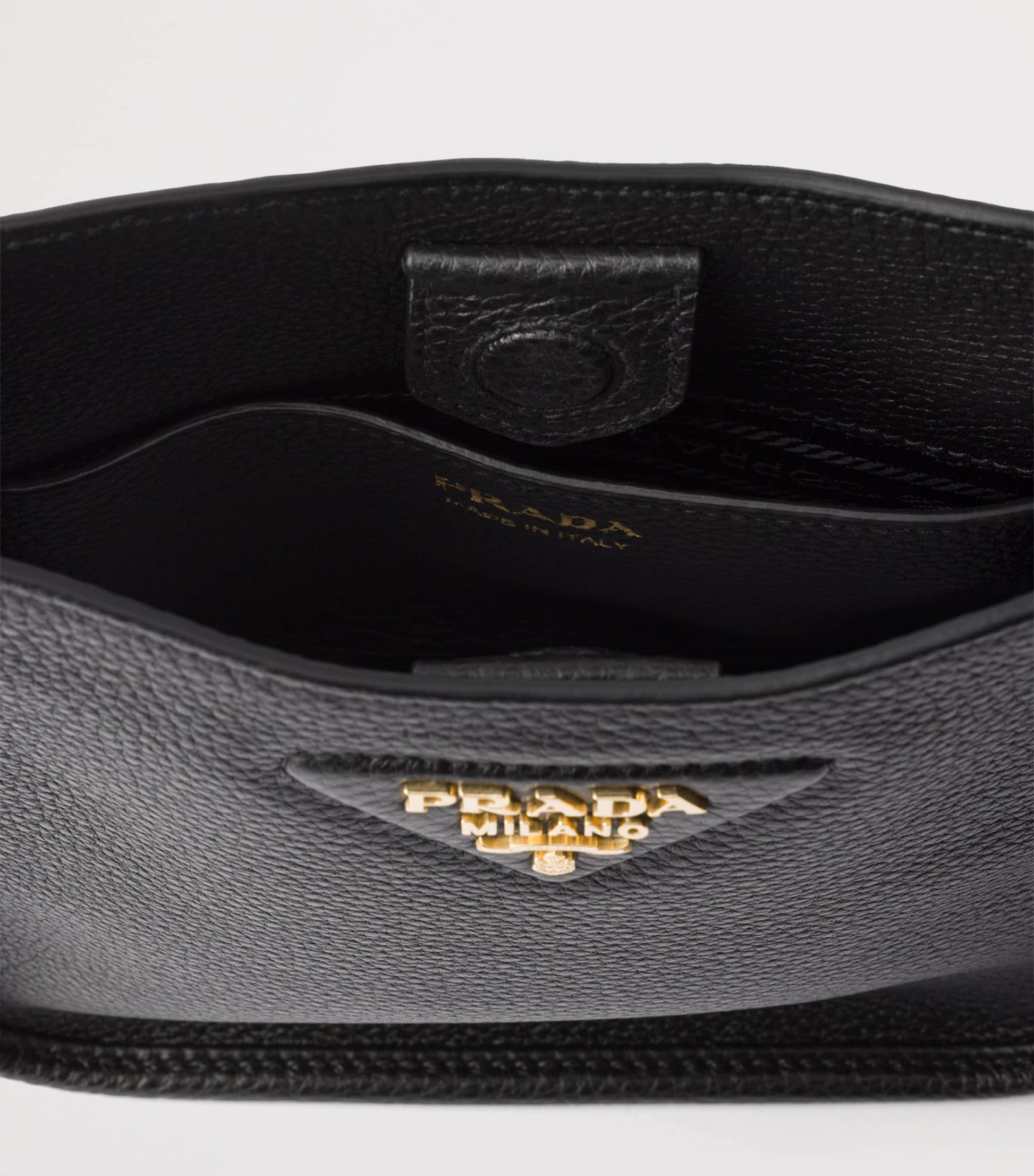 Prada Black Mini Leather Shoulder Bag