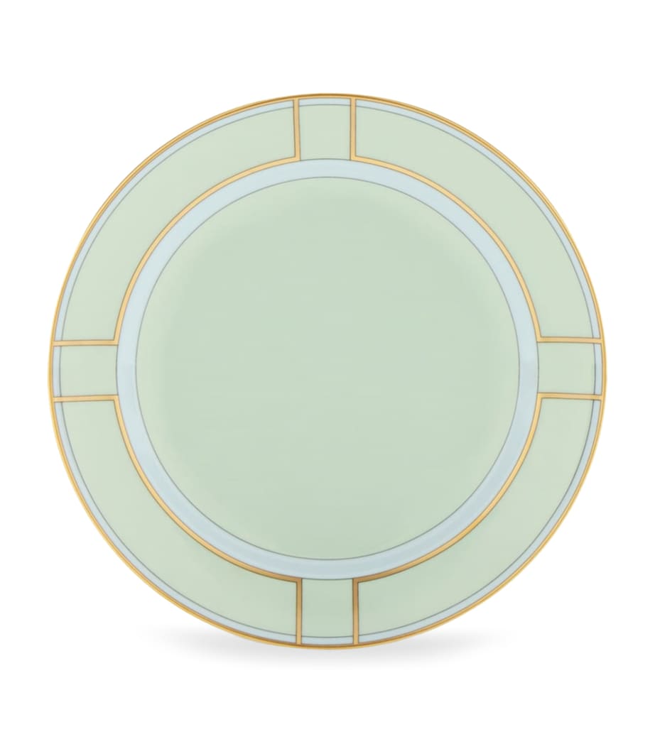 GINORI 1735 Porcelain Colonna Diva Verde Dessert Plate (20cm)