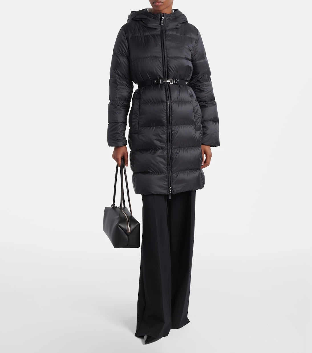 Max Mara - Belted quilted down coat