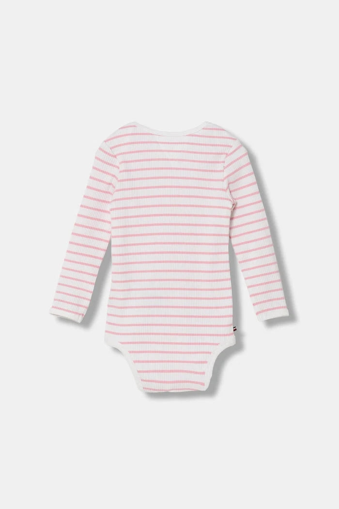 Tommy Hilfiger bebek body 3'lü pamuk ve elastan