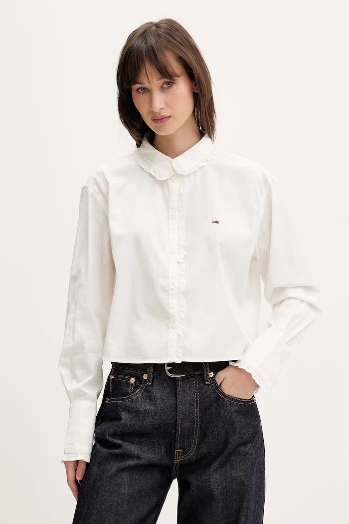 Tommy Jeans риза дамски от памук