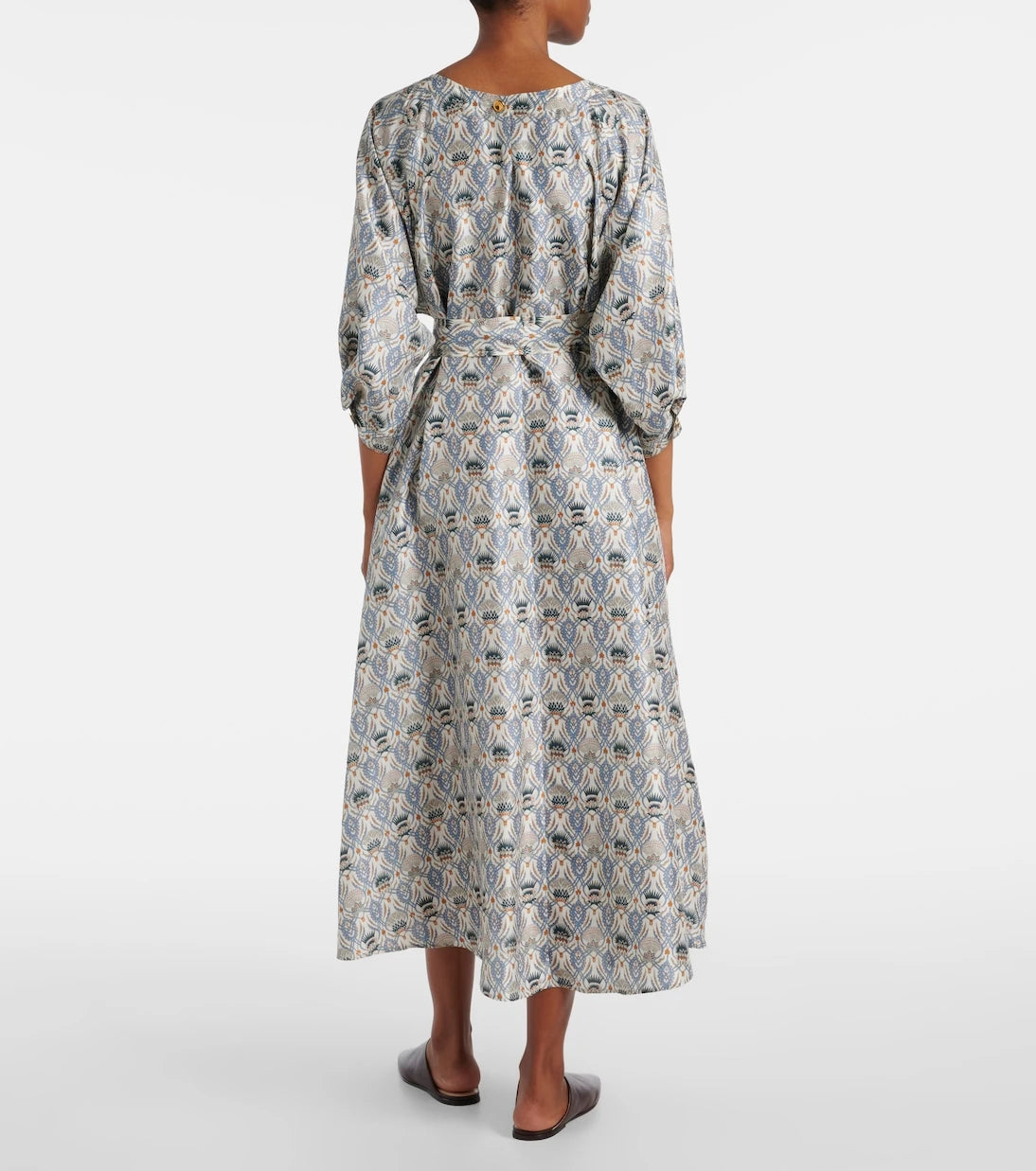 Loro Piana - Mila printed silk midi dress
