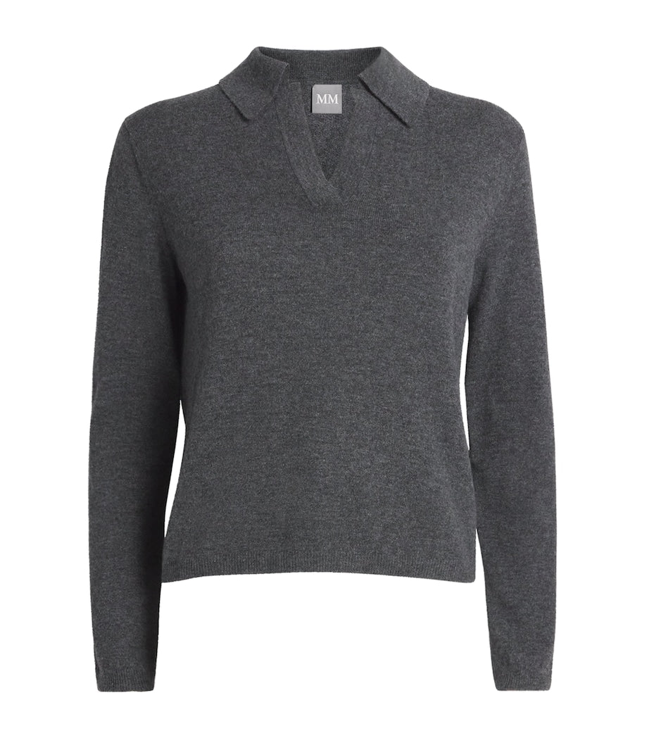 Grey Virgin Wool-Cashmere Moxa Sweater
