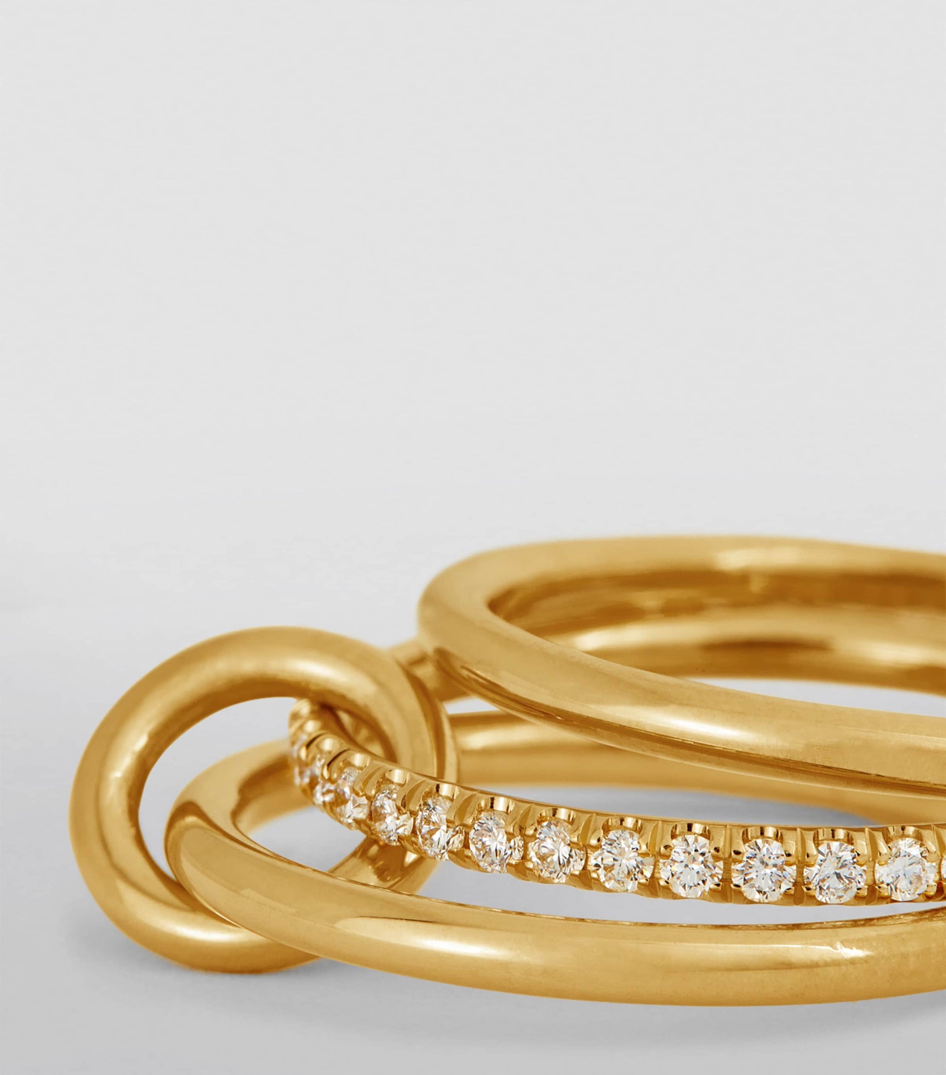 Yellow Gold and Diamond Sonny Ring