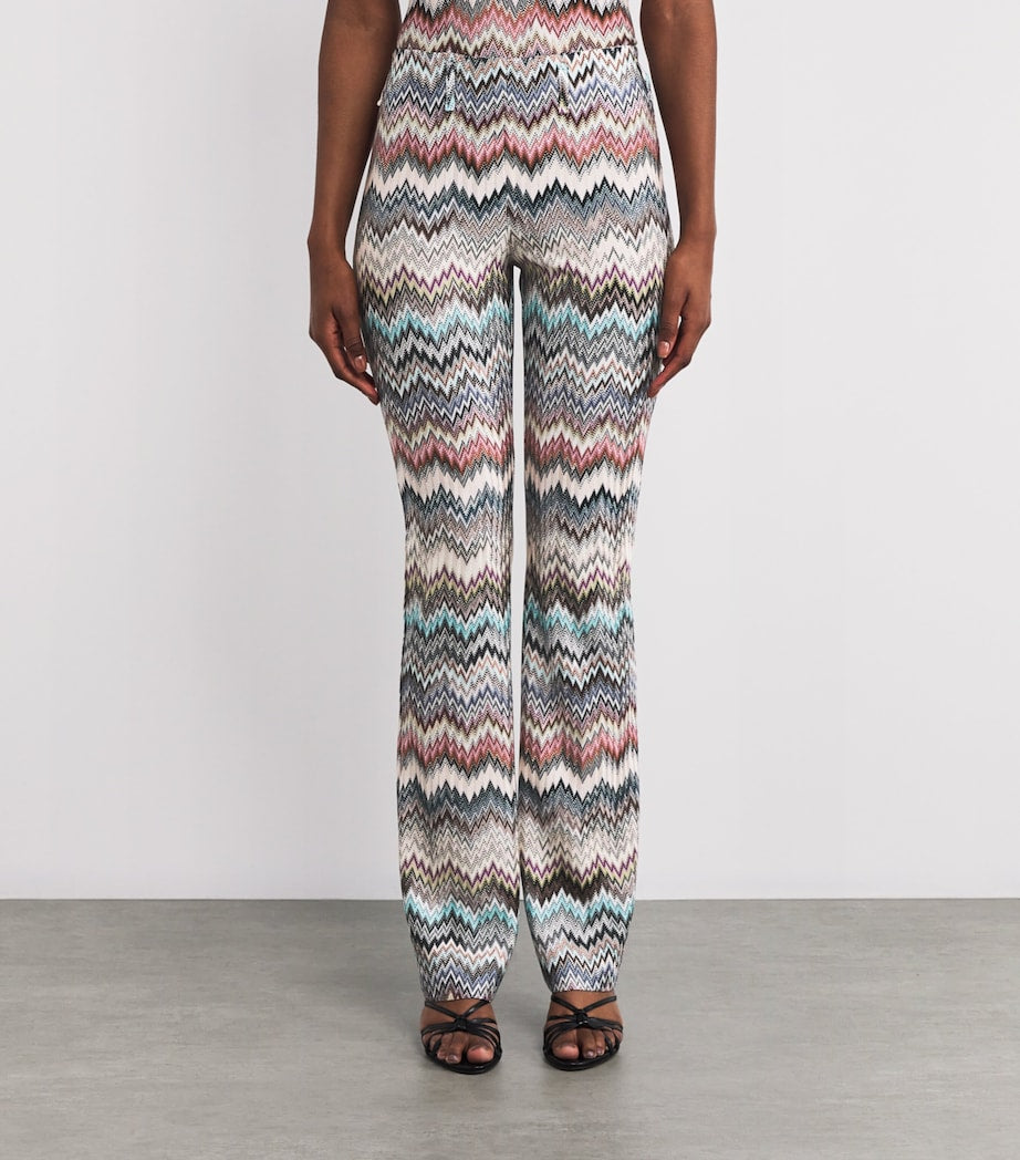 Missoni Multi Zigzag Flared Trousers