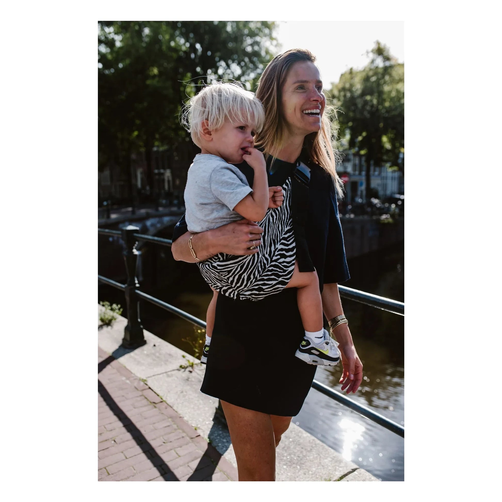 Wildride - Baby carrier  | Noir/Blanc