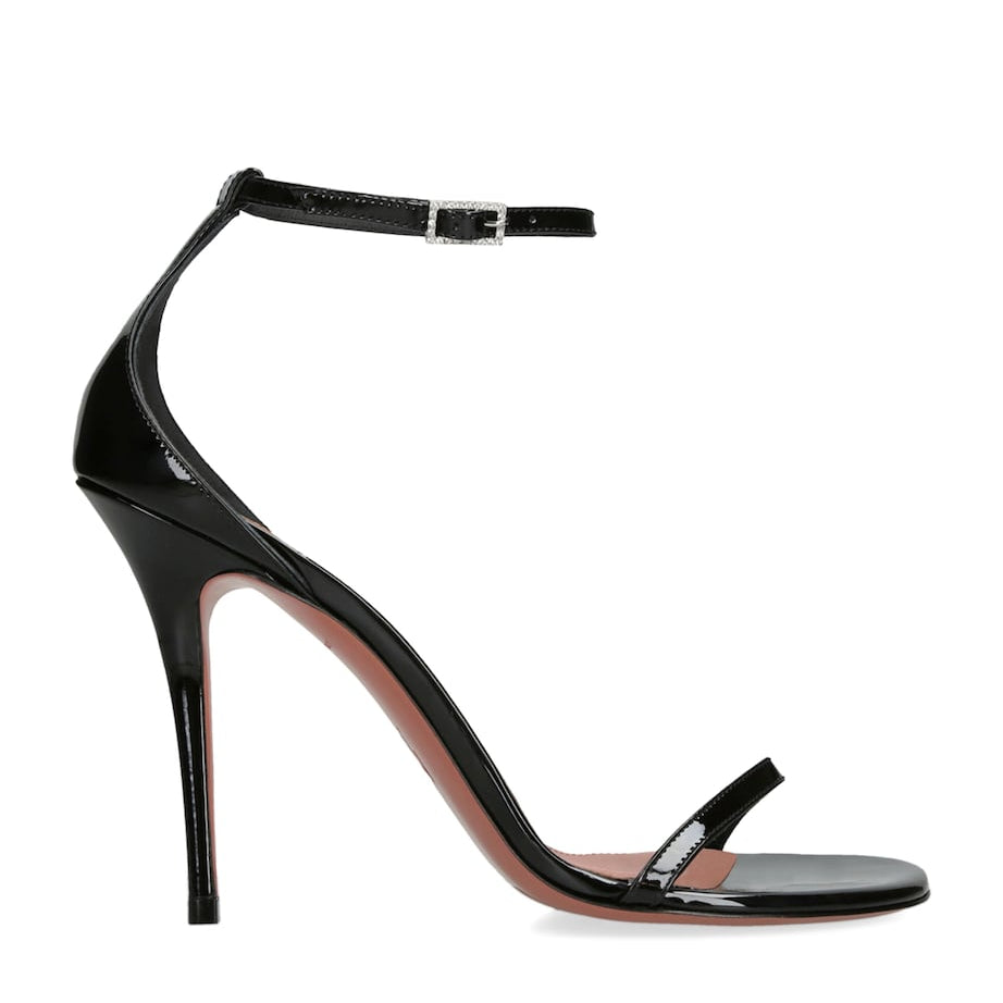 Patent Leather Barbara Heeled Sandals 105