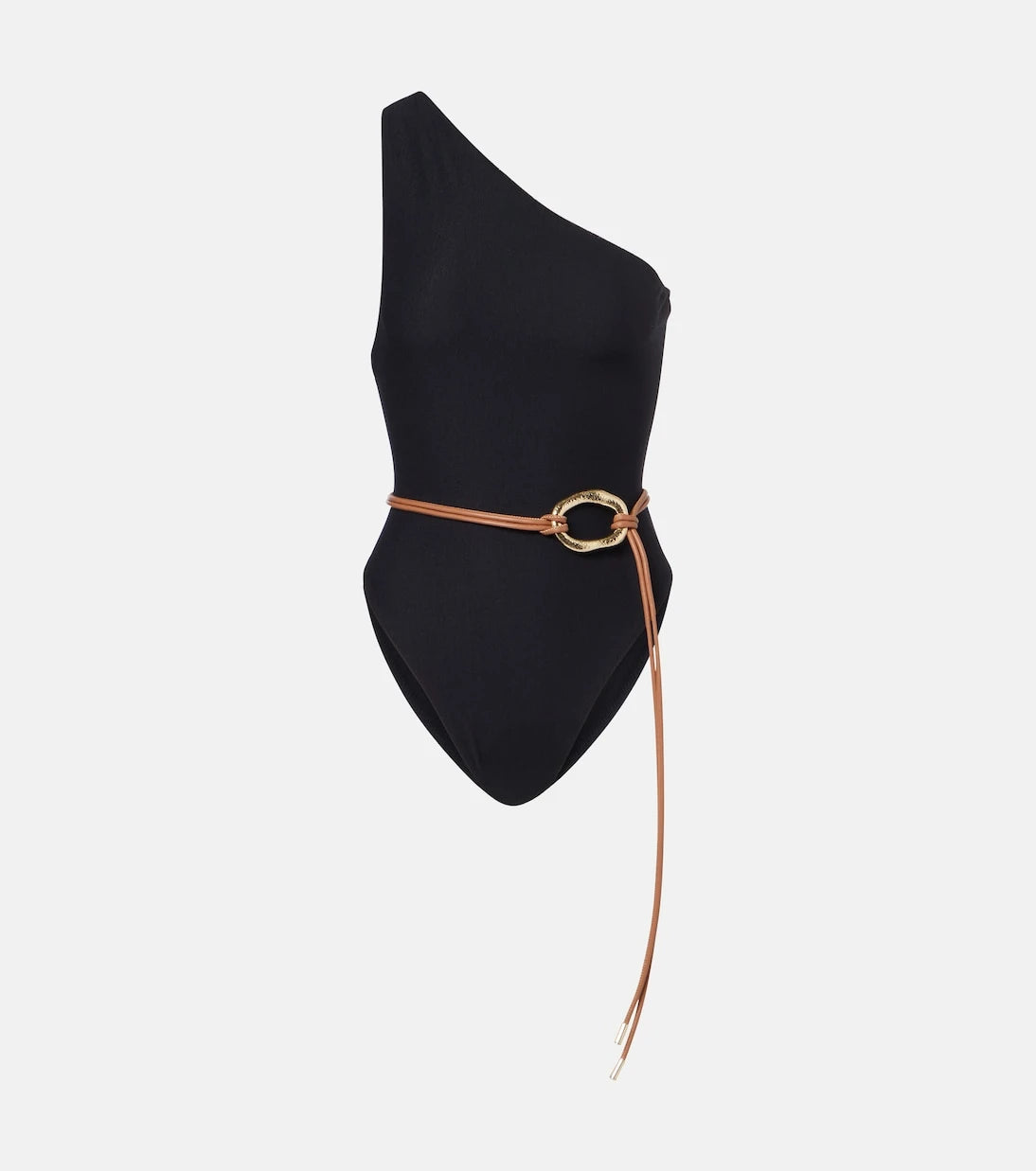 Same - Belted one-shoulder swimsuit