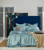 Silk Teal King Duvet Cover (225cm x 220cm)