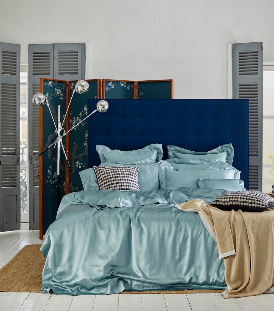 Silk Teal King Duvet Cover (225cm x 220cm)