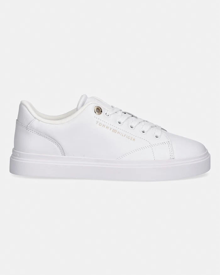 Tommy Hilfiger TH FEMININE CUPSOLE LEATHER kadın düşük spor ayakkabı