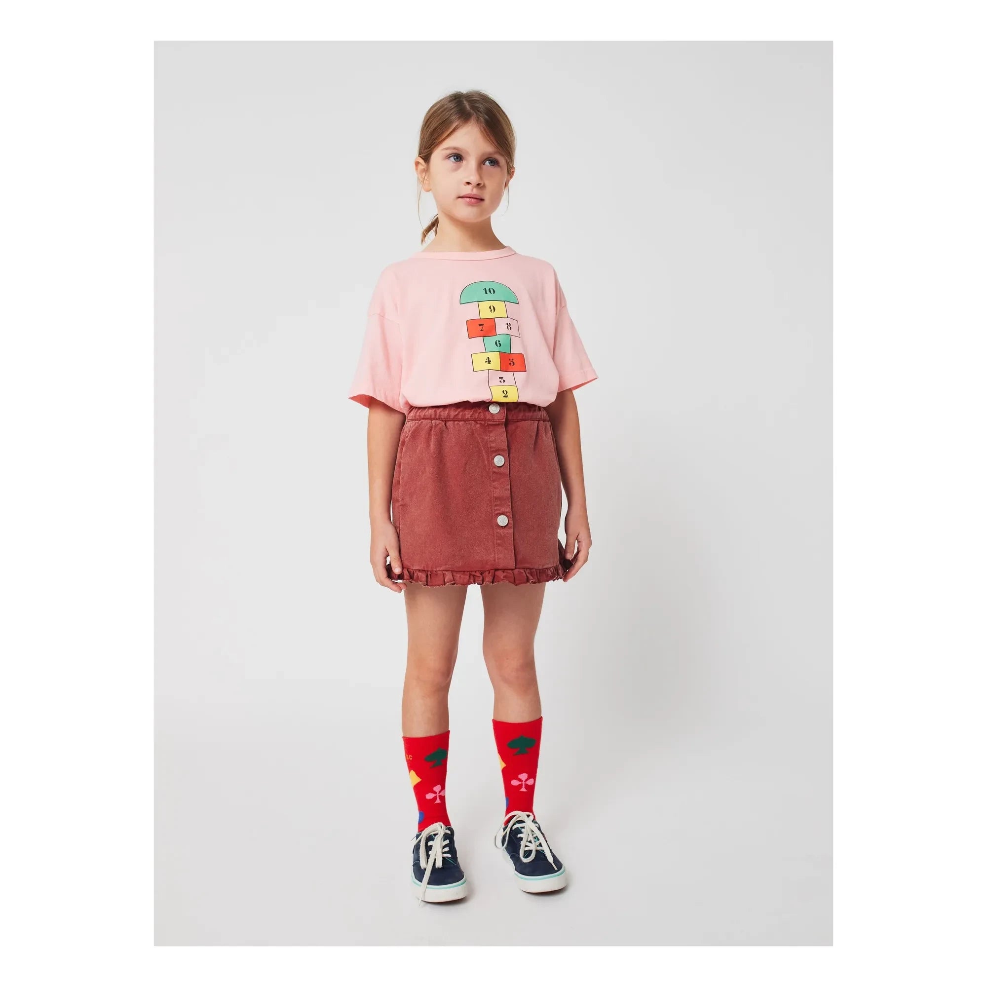 Bobo Choses - Twill skirt | Brown