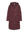 Purple Technical Padded Hooded Jacket