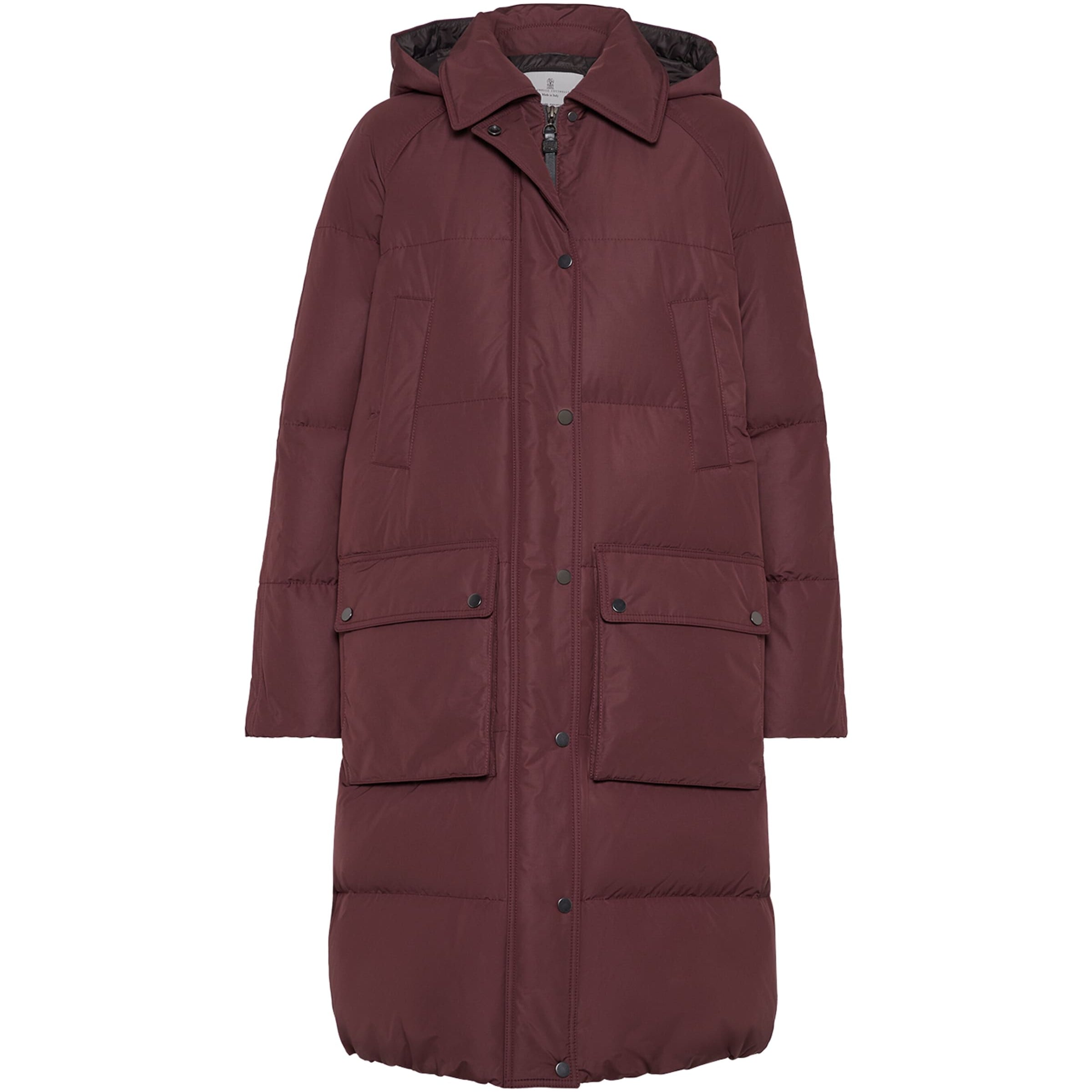 Purple Technical Padded Hooded Jacket