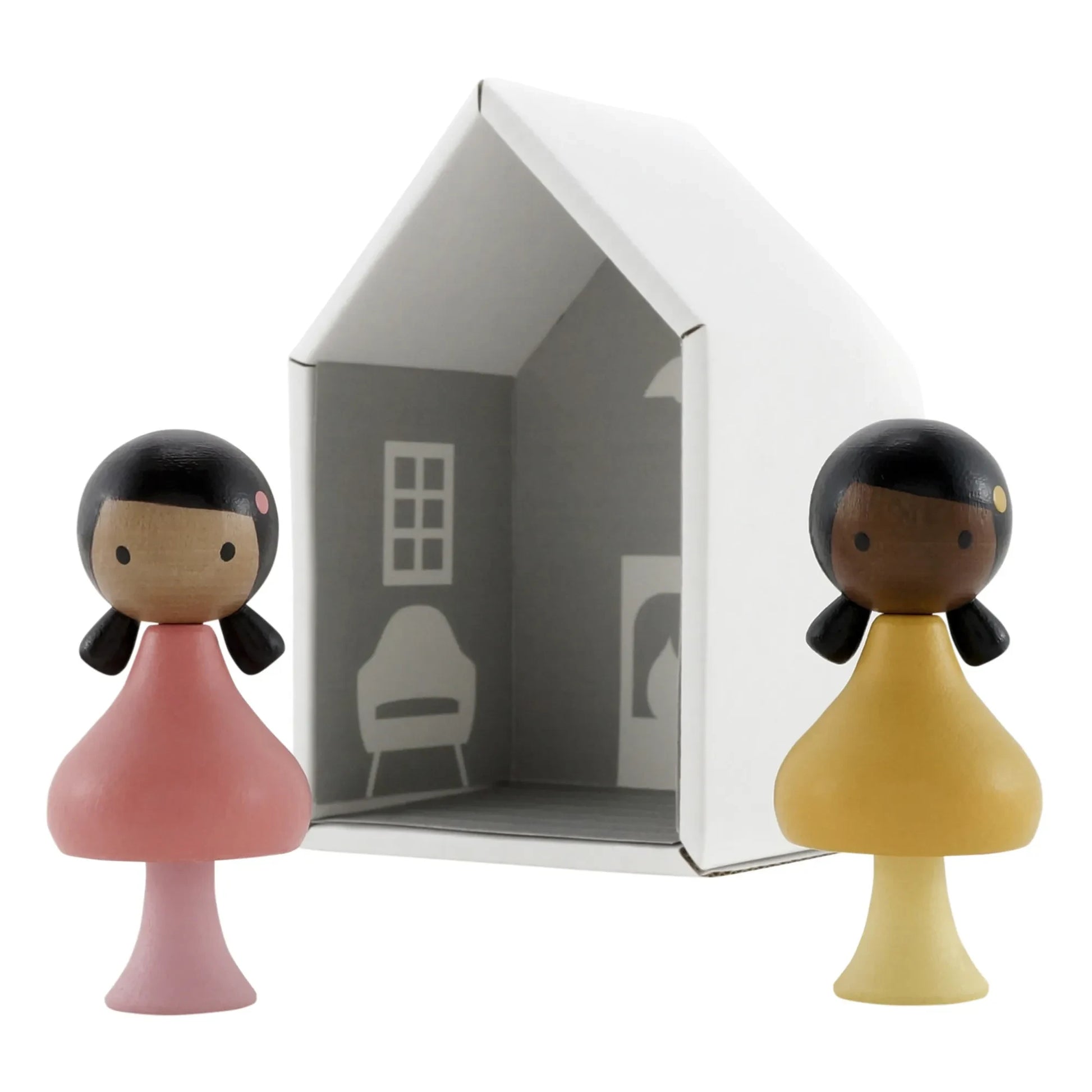 Clicques - Ruby &amp; Coco wooden figures