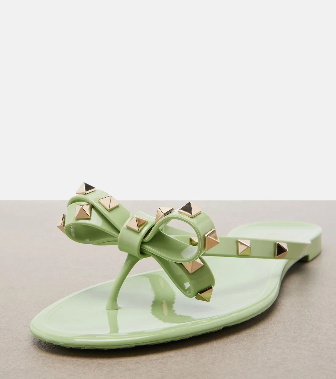 Valentino Garavani - Rockstud PVC thong sandals